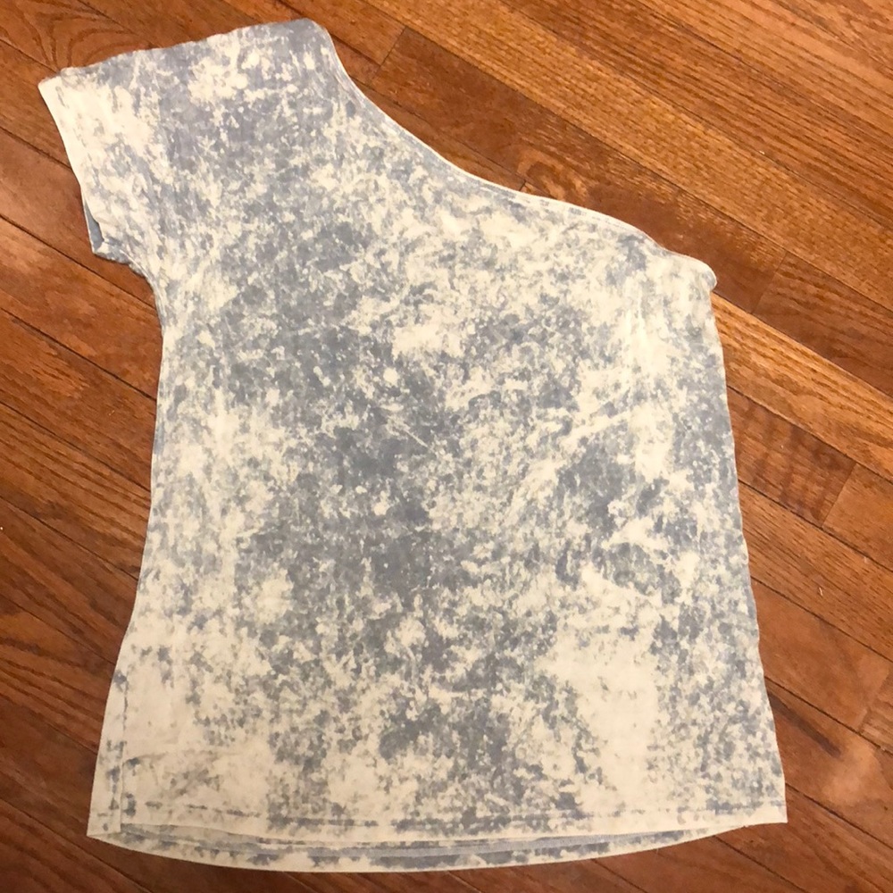 Super soft and sexy one shoulders tie dye AE TOP
